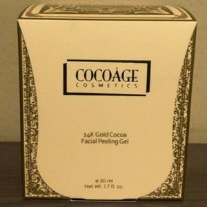 COCOAGE 24K GOLD COCOA FACIAL PEELING GEL - 1.7 fl oz / 50 ml - BRAND NEW-SEALED
